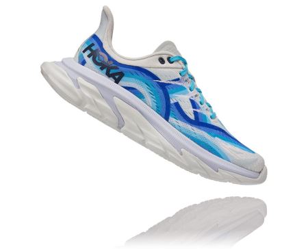 Hoka One One Clifton Edge Geometric - Adidasi Training Dama Albastri / Albastri Flori | RO-bOZLLax